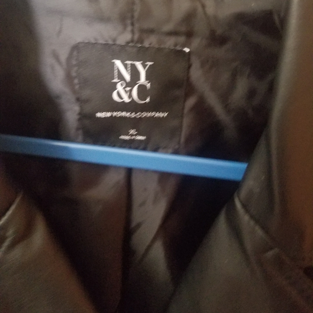 faux leather jacket